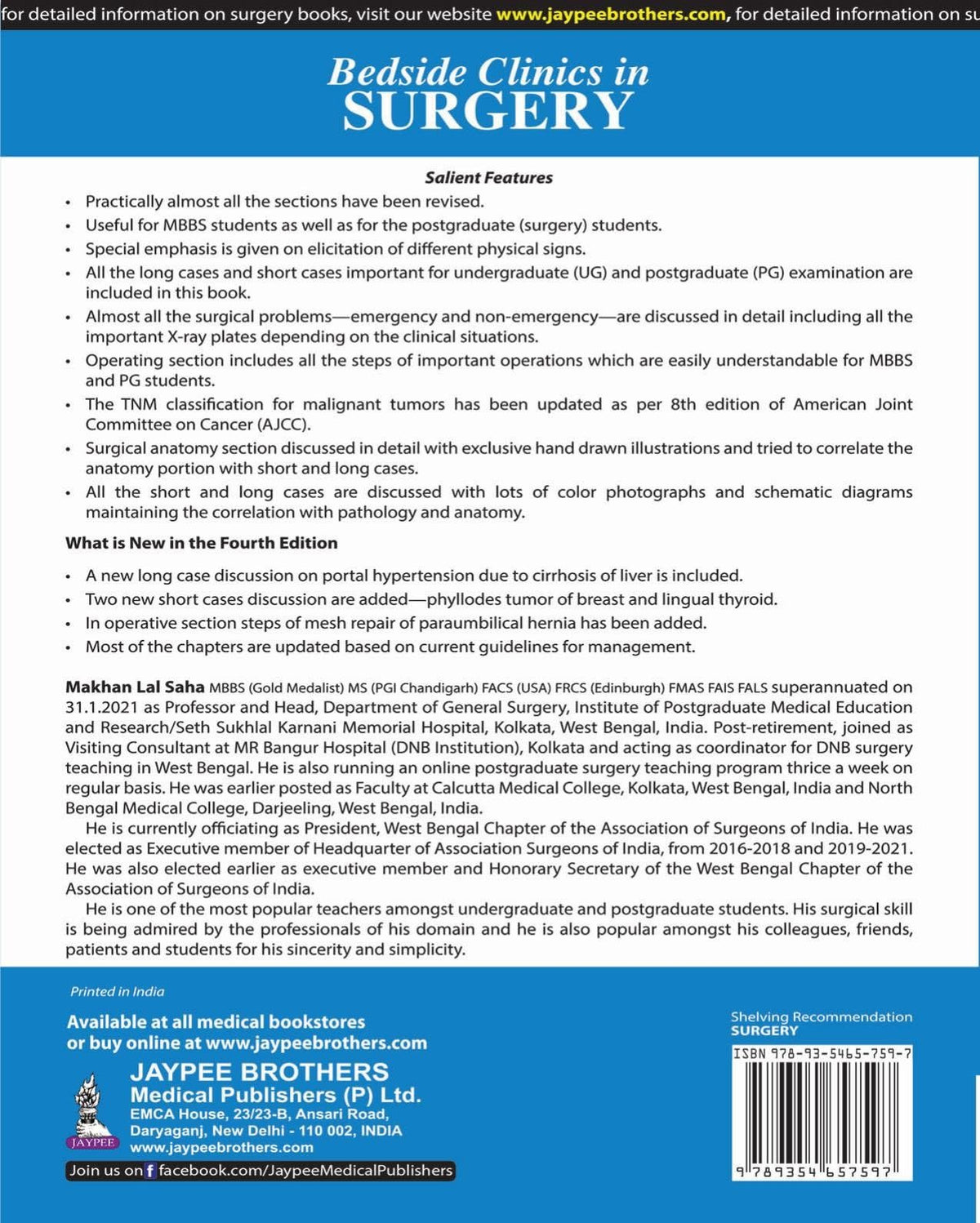 Bedside Clinics in Surgery