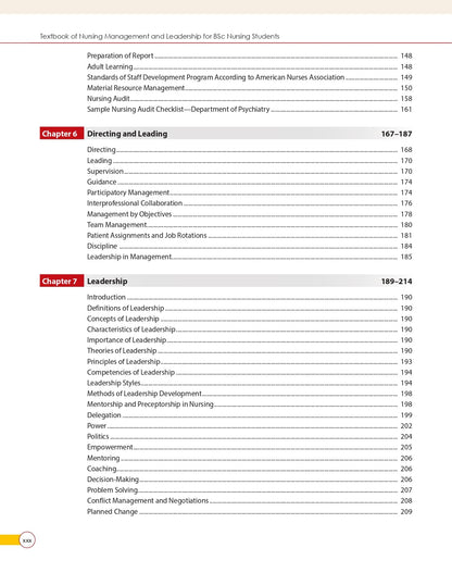 Textbook Of Nursing Management And Leadership For Bsc Nursing Students 2Ed (Pb 2025)