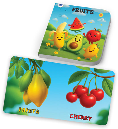 My First Library Box Set 10 Board Books | Premium Quality Kids Books for 1 Year – 4 Year Old | Early Learning Books – Alphabets, Numbers, Colours, Fruits, Flowers, Birds, Transport, Pet & Wild Animals