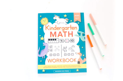 Kindergarten Math Workbook: Kindergarten and 1st Grade Workbook Age 5-7 | Homeschool Kindergarteners | Addition and Subtraction Activities + Worksheets 