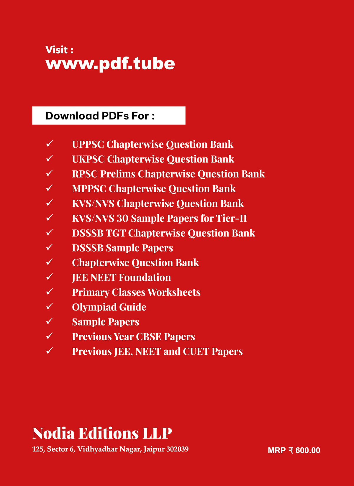 UPESSC Assistant Professor 2026 Book 2 Hindi-I Chapterwise MCQ Bank