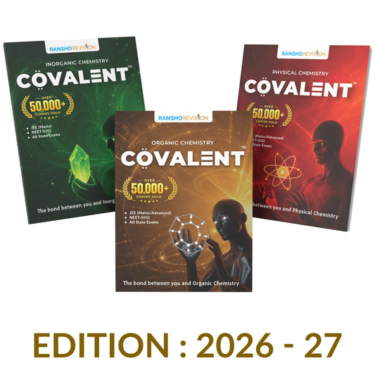 COVALENT MASTER COMBO – Complete Chemistry Book Set for JEE Main, JEE Advanced & NEET UG | Organic, Inorganic & Physical Chemistry | Class 11 & 12 Full Colour Visual Revision Books|