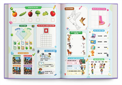 Activity Book for 6 Year Old | Best Selling 1001 Brain Booster Activity Book for 6+ Year Old | Kids Activity Book - Puzzle, Sudoku, Maze, Colouring, Dot To Dot, Matching, Seek & Find, Spot Difference