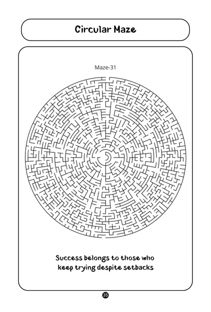 Mazes Book for Brilliant Minds - Brain Puzzles for Adults - Advance Level - Activity Book for Adults - Brain Games for Grown Ups and Seniors - ... - Brain Relaxing Mazes - Best for Gifting