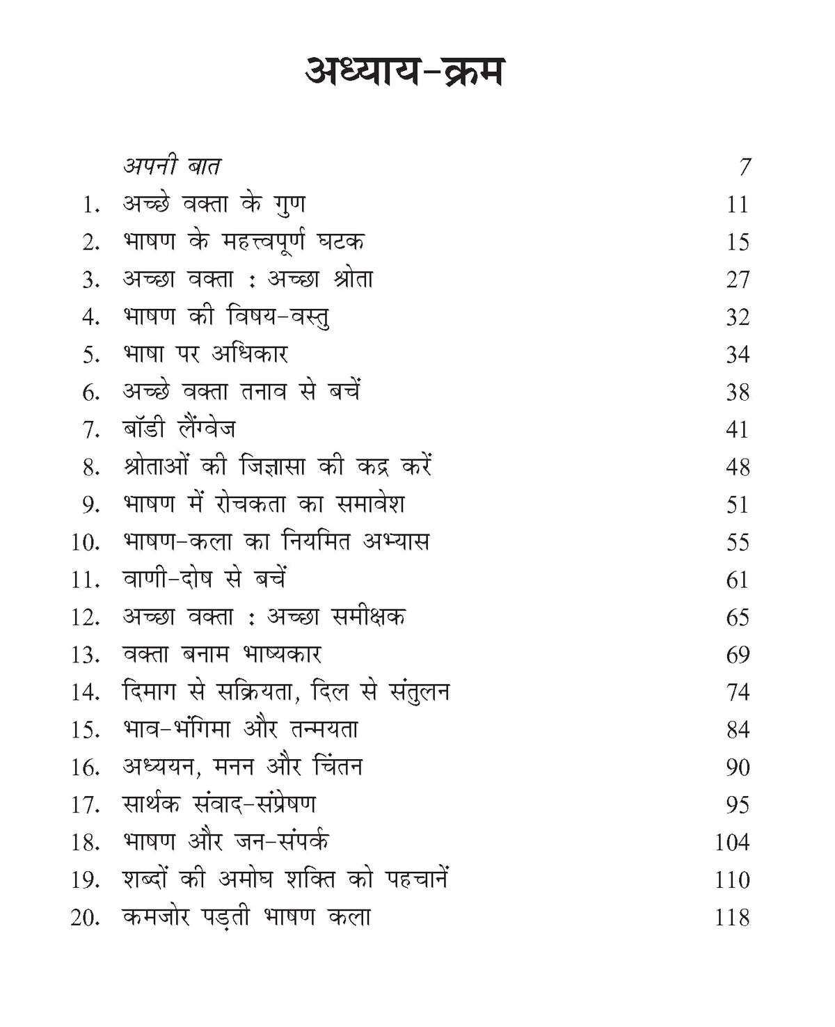 Bhashan Kala: Develop Yourself Through & Attract People to You from Art of Public Speaking: Mastering Communication Skills for Success in Presentations Speeches and Conversations (Hindi Edition)