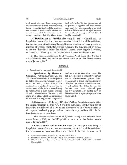 Lawmann's General Clauses Act, 1897 | Bare Act with Comments