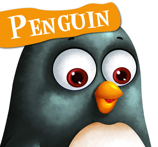 Board Book : Penguin ( Animals and Birds ) - Cutout Board Books by Om Books Editorial Team (Author) book cover