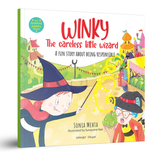 The Always Happy Series: Winky The Careless Little Wizard - A fun Story About Being Responsible book cover