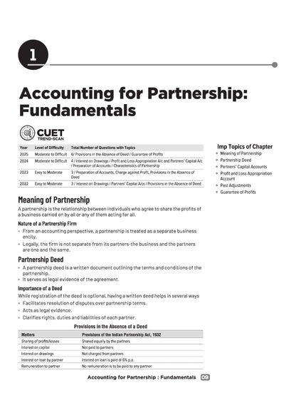 Arihant CUET UG Accountancy Chapterwise Notes & Question Bank 2026 | Based on Latest NTA Pattern | Chapterwise Quick Notes, NCERT Based MCQs, Case & ... + CUET 2025 Solved Paper | English Medium