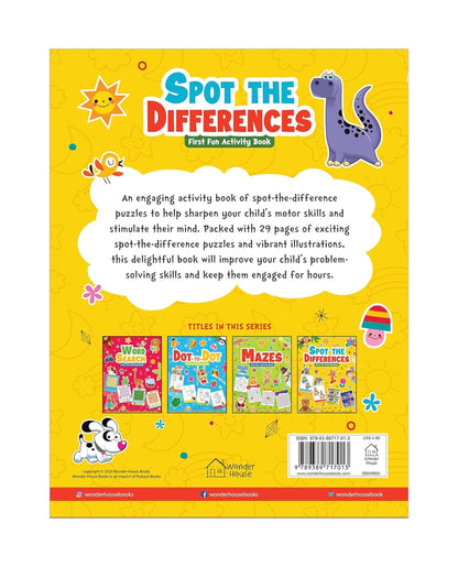 Spot The Difference | First Fun Activity Book For Kids | Boost Focus & Observation Skills | Ages 4–7 | Engaging Puzzle Fun