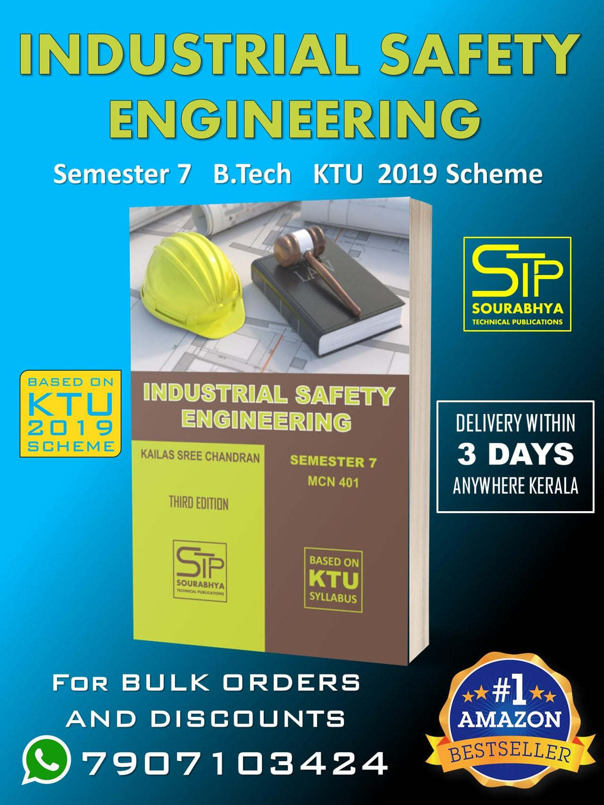 Industrial Safety Engineering KTU MCN401 Semester 7 2019 Scheme [Paperback] Kailas Sree Chandran