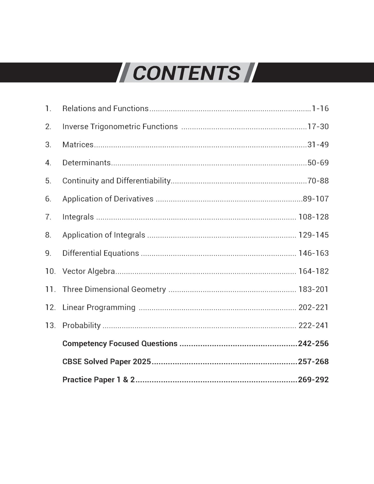 MTG CBSE Class 12 Chapterwise Question Bank Mathematics For 2027 Board Exam | Based on Latest CBSE Syllabus with 1300+ Questions