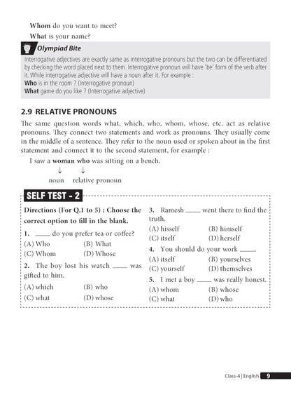 MTG English (IEO) Olympiad Prep Guide Class 4 | Detailed Theory, Exercise with Self Test For Practice | SOF Olympiad Books For Exam 2026-27 (Useful For Level-1 & 2)