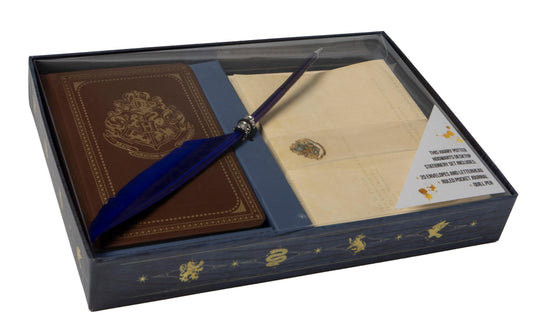 HARRY POTTER: HOGWARTS SCHOOL OF WITCHCRAFT AND WIZARDRY DESKTOP STATIONERY SET  book cover