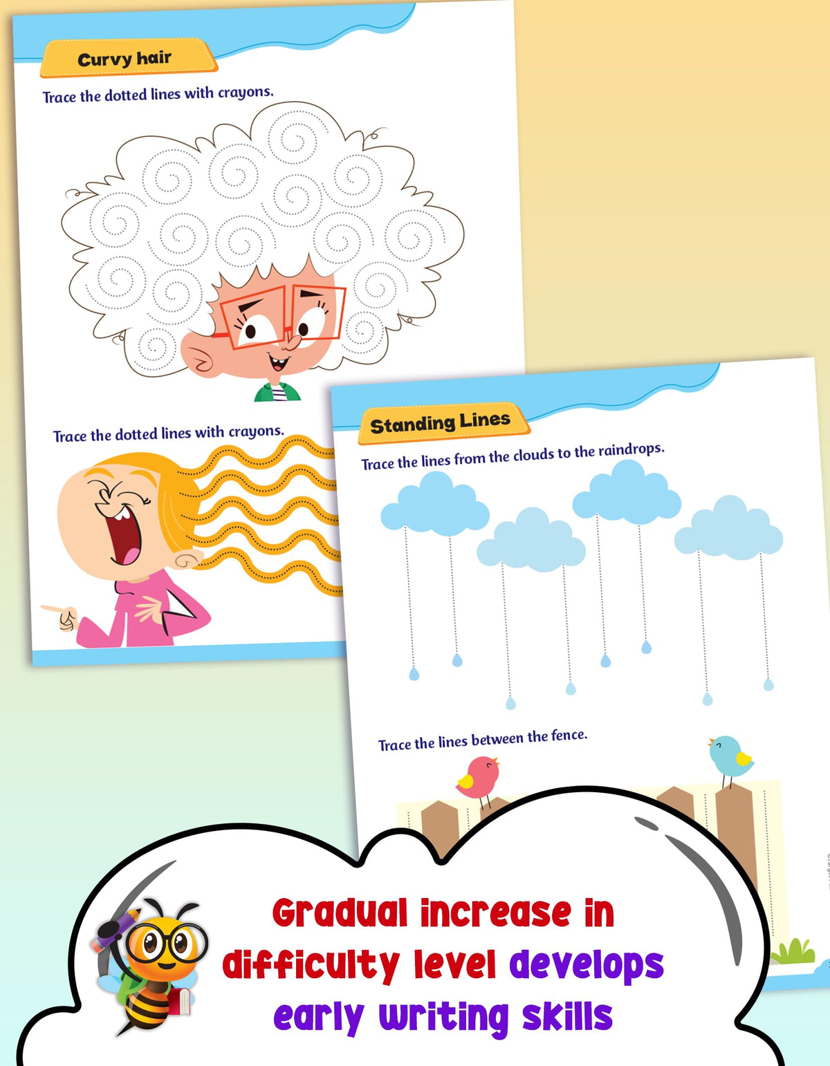 Tracing Books for Kids - 101 Pencil Control Activity Book | Early Learning Tracing Lines & Pattern Writing Activities | Age 2+ Years