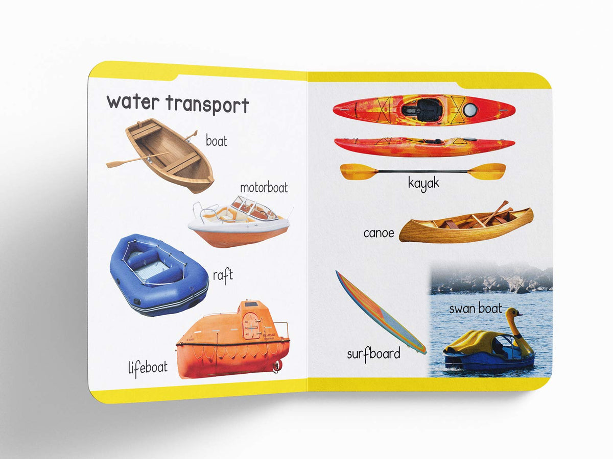 My First Padded Board Book Of Transport For Kids | Ages 0–5 Years | Vocabulary Building | Cars | Trains | Planes | Trucks | Vibrant Images | Visual Learning | Toddlers & Preschoolers | Latest Edition