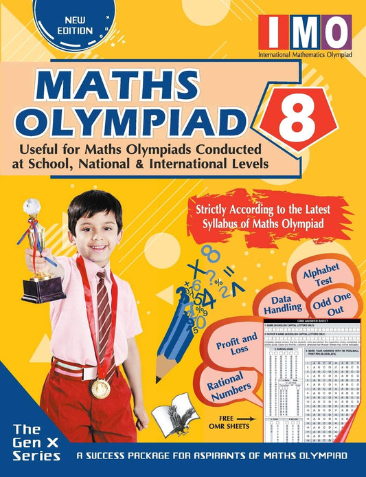 International Maths Olympiad - Class 8(With OMR Sheets) by PRASOON KUMAR (Author) book cover