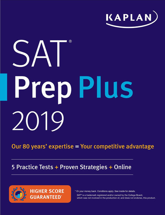 SAT Prep Plus 2019 book cover