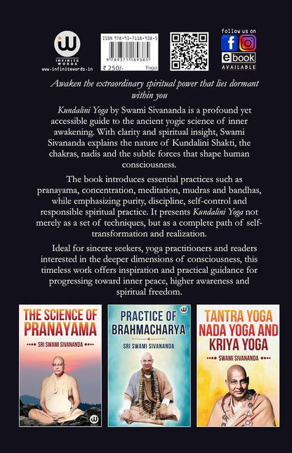 Kundalini Tantra Yoga Book in English | Tantra Yoga Nada Yoga And Kriya Yoga Combo Set Om Sri Swami Sivananda Books The Serpent Power On Chakra Healing Asana Pranayama Mudra Bandha By Spiritual Hatha