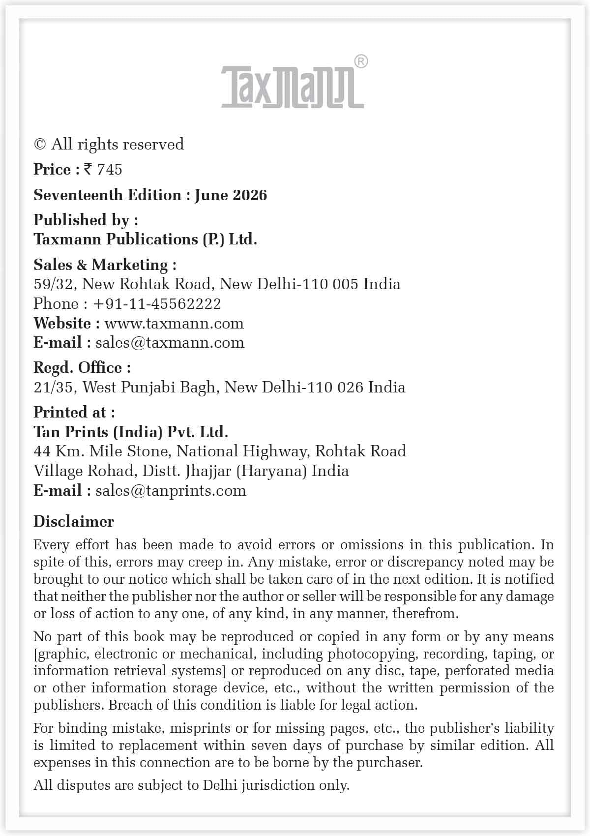 Taxmann's CRACKER for Quantitative Aptitude (Paper 3 | Maths, LR & Stats) – Question Bank of 2,200+ Solved Past Exam Questions—with ICAI RTPs/MTPs for CA Foundation | Sept. 2026/Jan. 2027 Exams