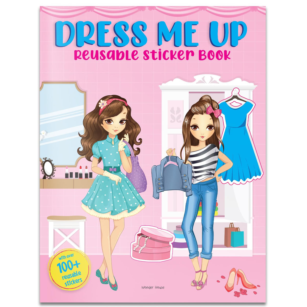 Dress Me Up Reusable Sticker Book For Children