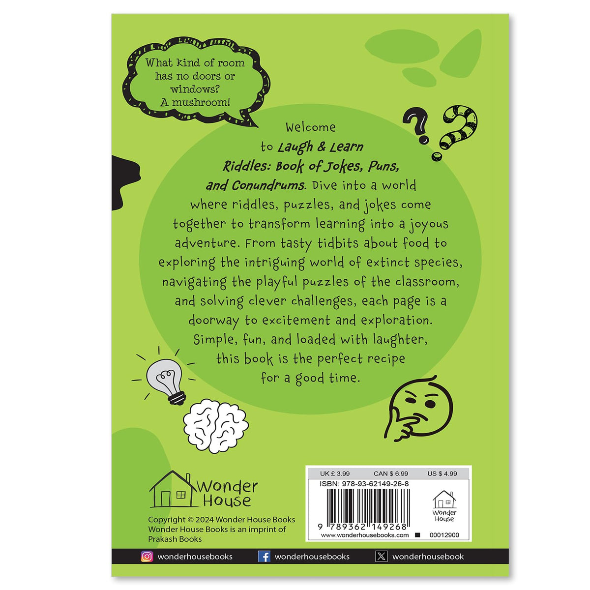 Laugh and Learn Riddles Book of Jokes, Puns, and Conundrums