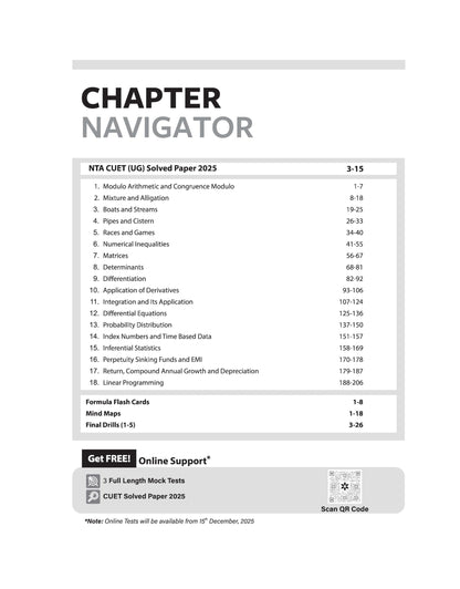 Arihant CUET UG 2026 Applied Mathematics Chapterwise Notes & Question Bank | Based on NTA Test Pattern | 1000+ NCERT-Based MCQs, Mind Maps, Formula ... 2025 Solved Paper & Online Digital Support