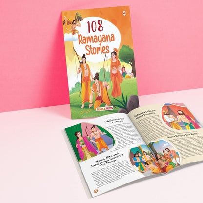108 Ramayana Stories (Illustrated) - Story Book for Kids - English Short Stories - Epic of India - Bedtime Children Stories - 3 to 10 Years Old Children - Read Aloud to Infants, Toddlers