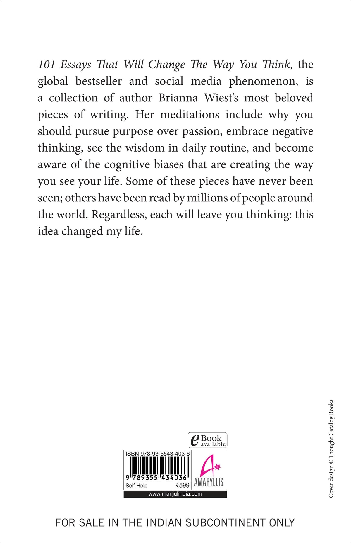 101 Essays That Will Change The Way You Think (English)