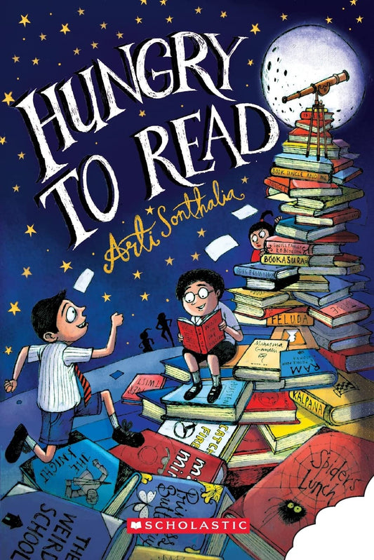 Hungry to Read by Arti Sonthalia book cover