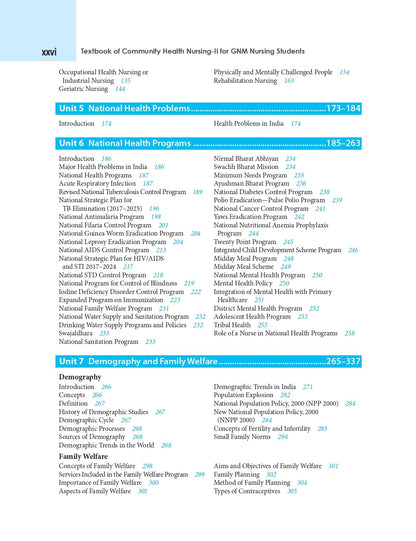 Textbook Of Community Health Nursing Ii For Gnm Nursing Students 2Ed (Pb 2025) ( ISBN - 9788197750021)