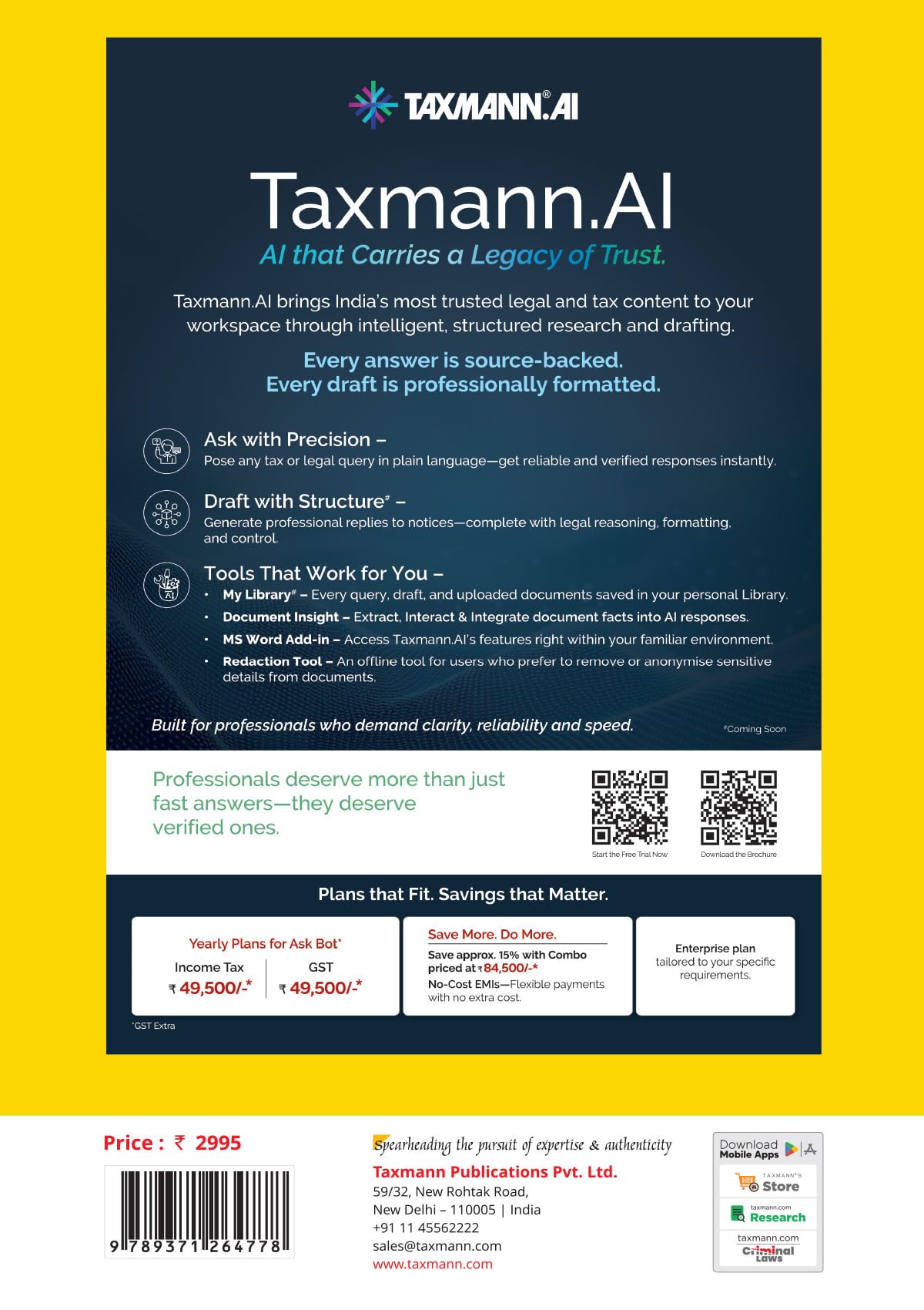 Taxmann's Income-Tax Act 1961 [Finance Act 2026] – Most Authoritative Reference on Direct Tax—Presenting the Full Text of the Act alongside the Finance Act 2026 | STT & CTT Provisions | Others