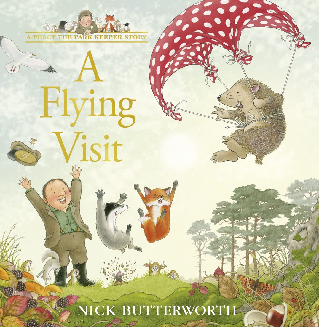 A Percy the Park Keeper Story — A FLYING VISIT book cover