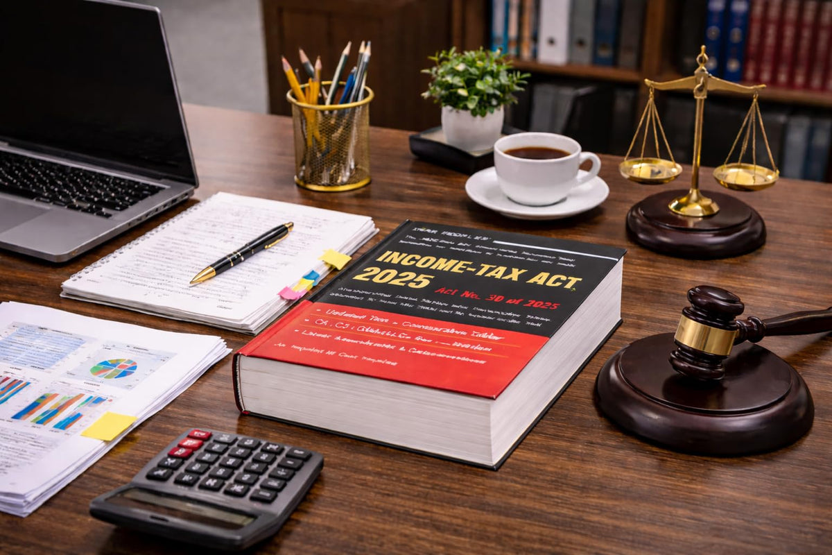 Income-Tax Act, 2025 (As Amended by Finance Act, 2026) | | Section-wise Index, Schedules & Cross-References Comparative Tables | For CA CS CMA & Law ... Latest Edition | Free E-Book Updates Included