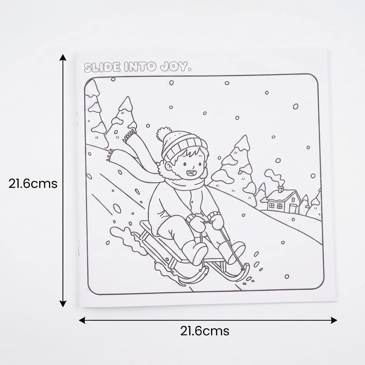 Cozy Winters: A Stress-Relieving Coloring Book for Adults & Kids with Christmas Vibes, Snowy Scenes & Winter Moments