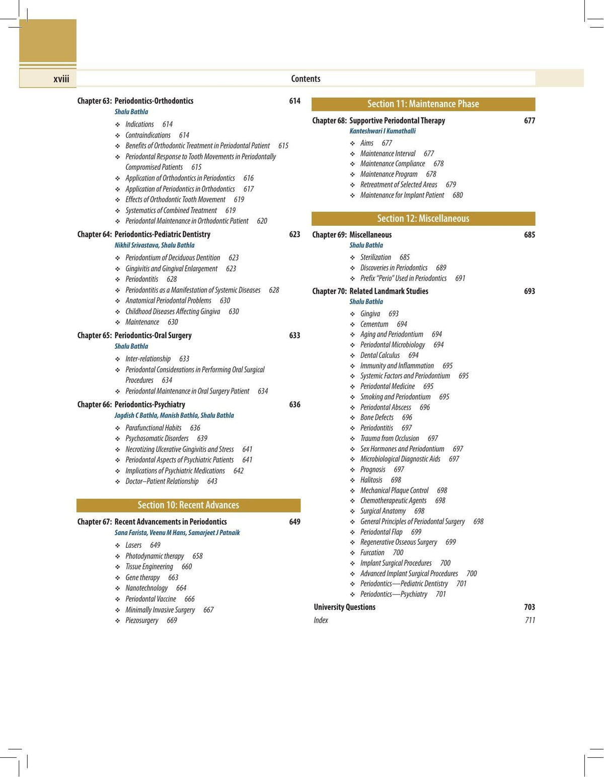 Textbook of Periodontics, 3/E for BDS Final Year and MDS Students | 1300+ Colored Images with GTR, Implant Surgery, Viva-Voce and University Questions: 1