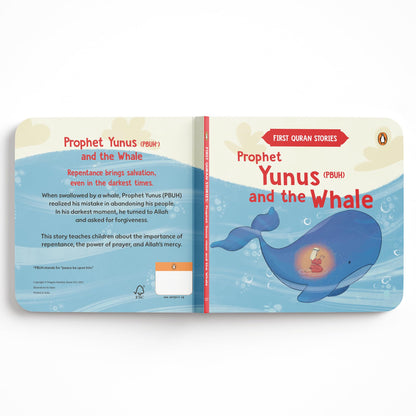 First Quran Stories: Prophet Yunus (PBUH) and the Whale: An Illustrated Story Book for Kids About Prophet | Inspirational Islamic Story | Teaches About Faith, Prayer & Mercy I Ages 5+ [Select Learning]