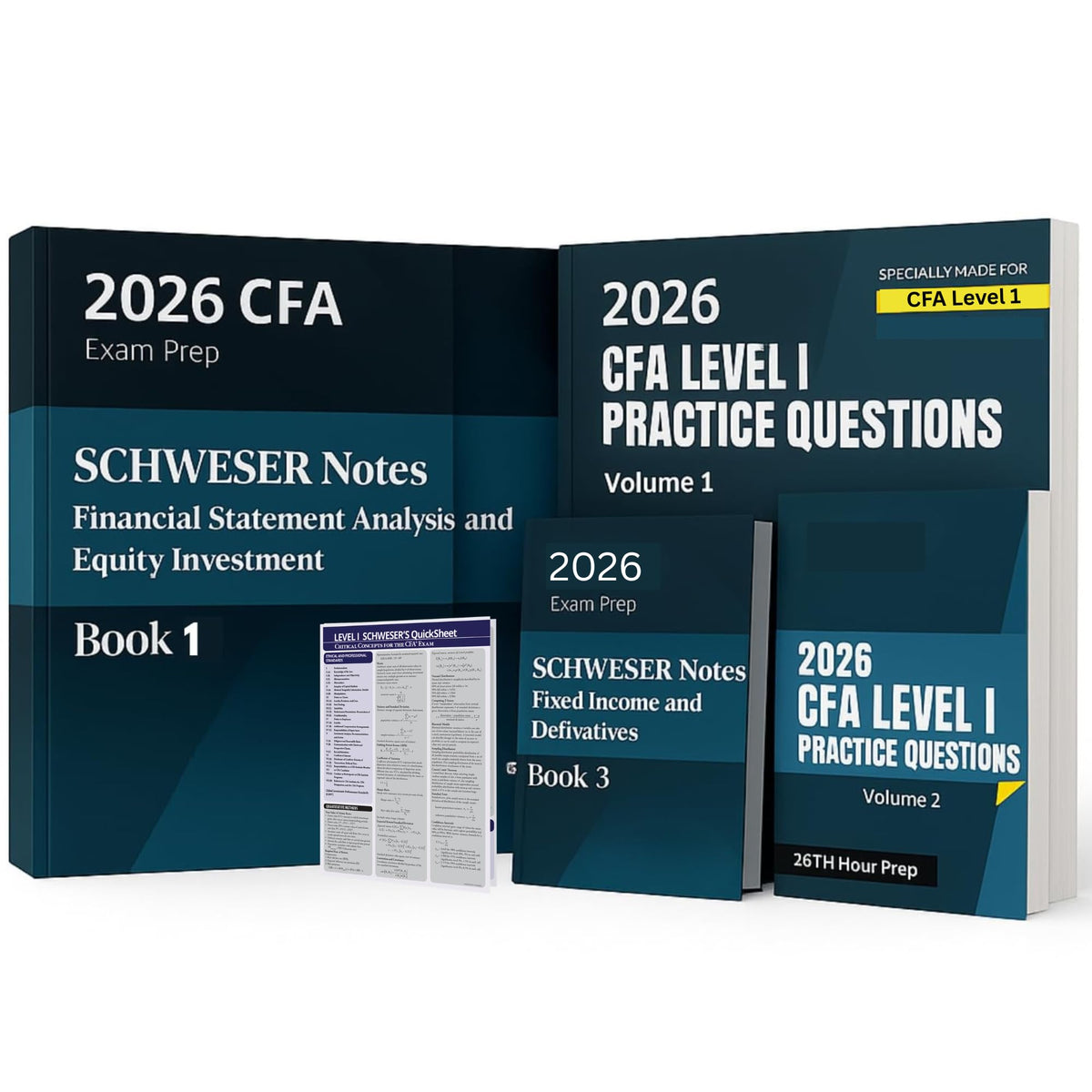 2026 CFA Level 1 study material with 4 Syllabus Guides, 2 Question Banks | cfa level 1 books 2026 - Full syllabus with Question bank