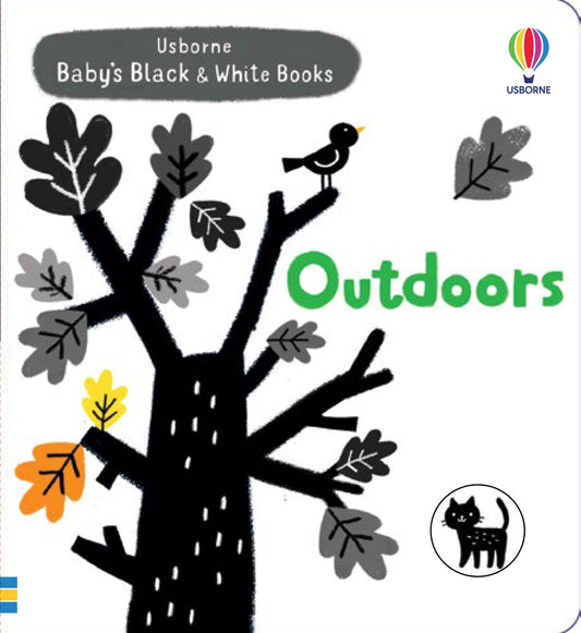 BABYS BLACK &WHITE BOOKS OUTDOORS book cover