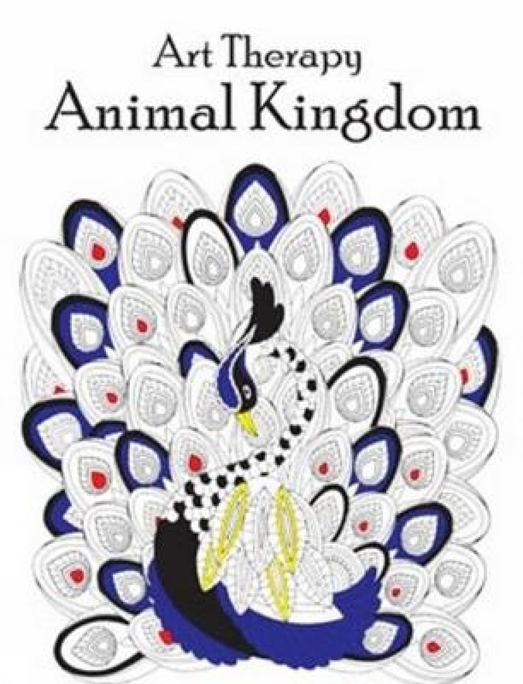Art Therapy Animal Kingdom book cover