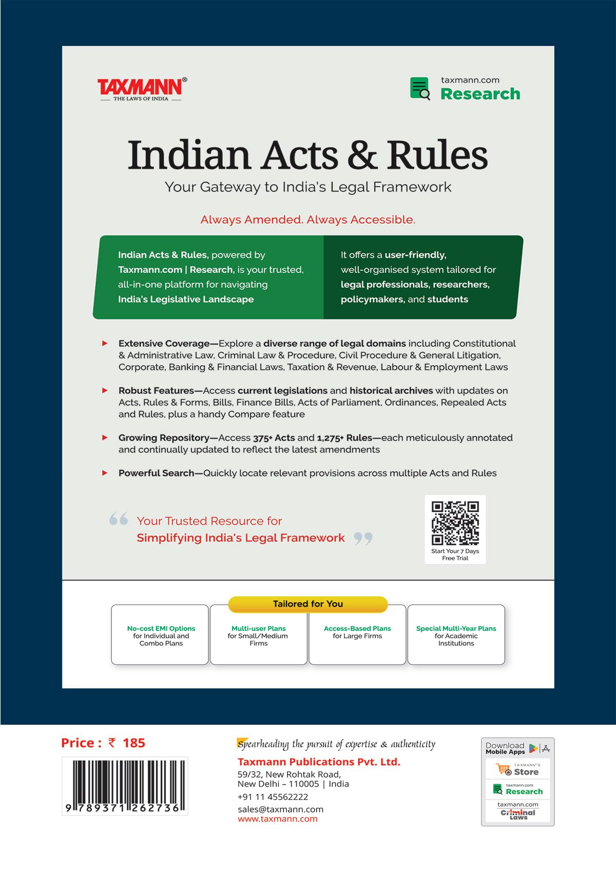Taxmann's Indian Stamp Act 1899 with Rules [Bare Act with Section Notes] – Comprehensive | Up-to-date | User-Friendly Reference on India's Stamp Duty Framework