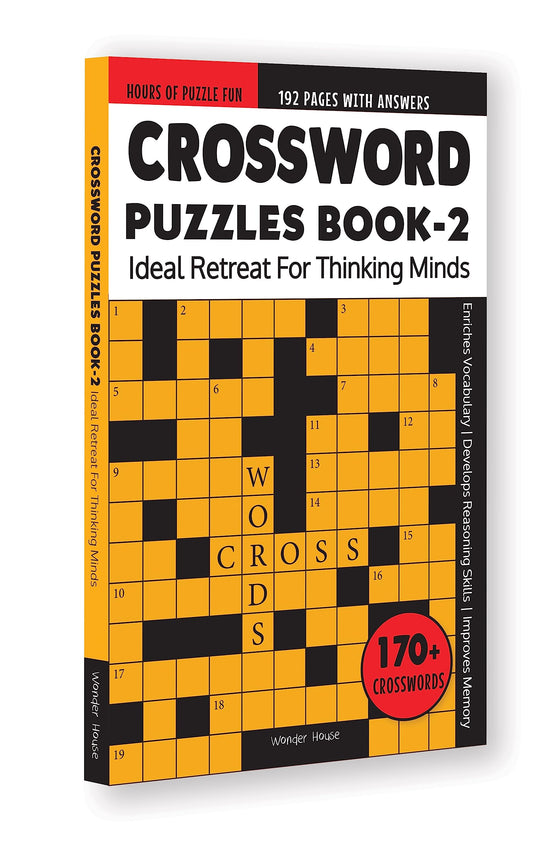 Crossword Puzzles Book 2 : Ideal Retreat For Thinking Minds book cover
