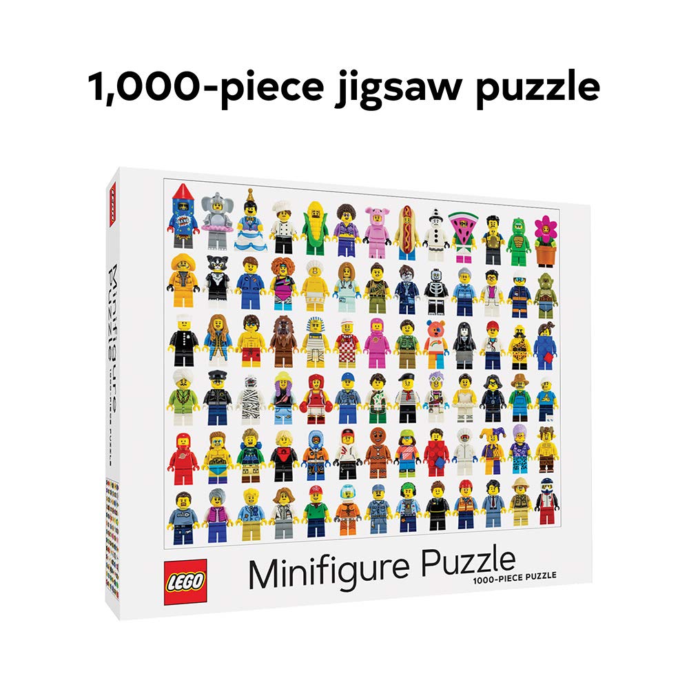 Chronicle Books Llc Lego Minifigure Puzzle: 1000-Piece - Adult