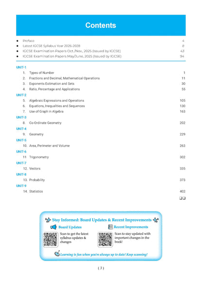 Oswaal IGCSE Mathematics (Papers 1,2,3,4) Core & Extended | Topical Past Solved Papers (2016-Oct.-Nov., 2025) | Aligned with Cambridge IGCSE™ Coursebook | with Oswaal AI