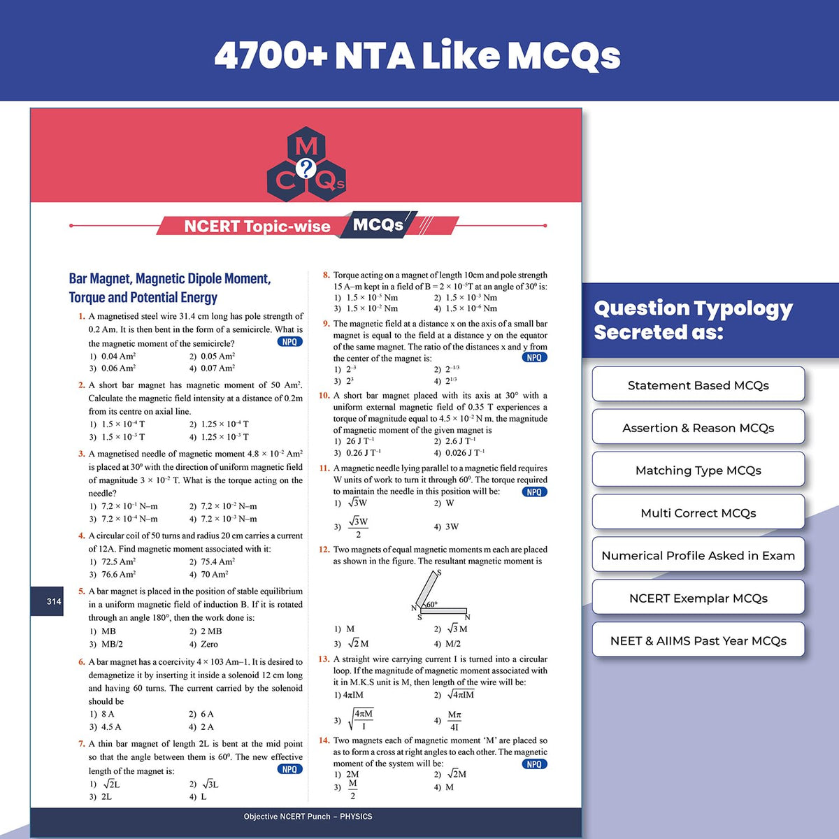 PW Objective NCERT Punch 5.0 Physics For NEET 2027 By Dr. Manish Raj (MR Sir) l Updated with Most Probable NEET Potential Questions (NPQ) For End Time Preparation