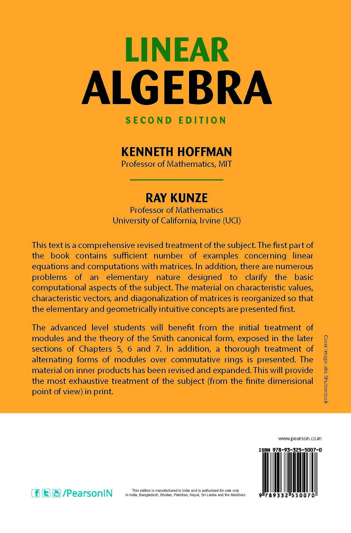 Linear Algebra 2e