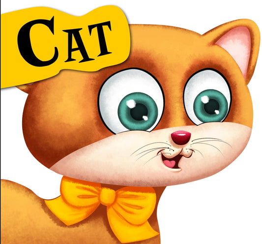 Board Book : Cat ( Animals and Birds ) - Cutout Board Books by Om Books Editorial Team book cover