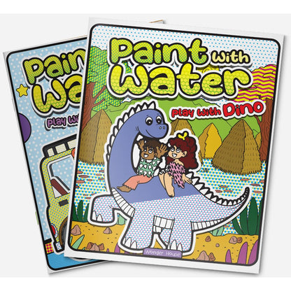 Paint With Water | Play With Dinosaur Roaring Fun With Paintable Dinosaur Pages | Just Add Water | Ages 3–6 | Great For Fine Motor Skills | 1+ Hour Of Mess-Free Art Time