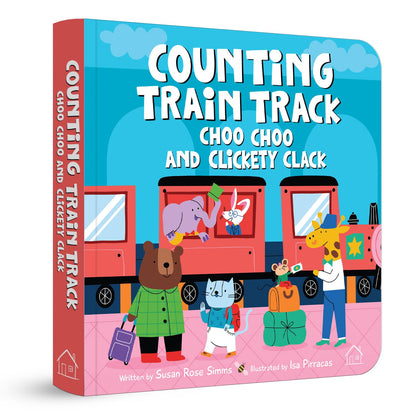 Counting Train Track – Choo Choo and Clickety Clack: A Fun Rhyming Board Book to Learn Numbers 1–10 with Trains, Tracks & Counting Fun | Bright ... for Toddlers & Preschoolers | Ages 2–5 Years