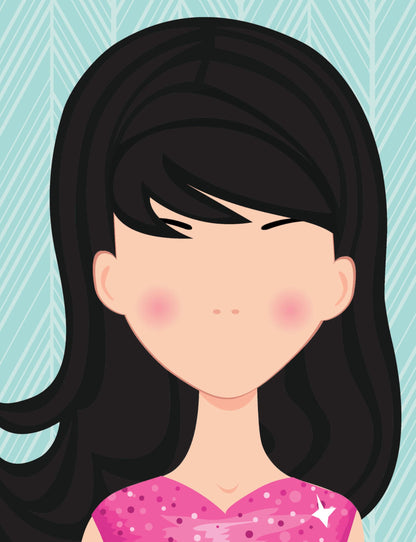 Princess Create a Face Sticker Book for Kids Ages 3-7 | Interactive Activity Book with Blank Faces to Decorate with Princess Stickers, Tiaras, Bows & ... for Girls | Imaginative Play & Creativity